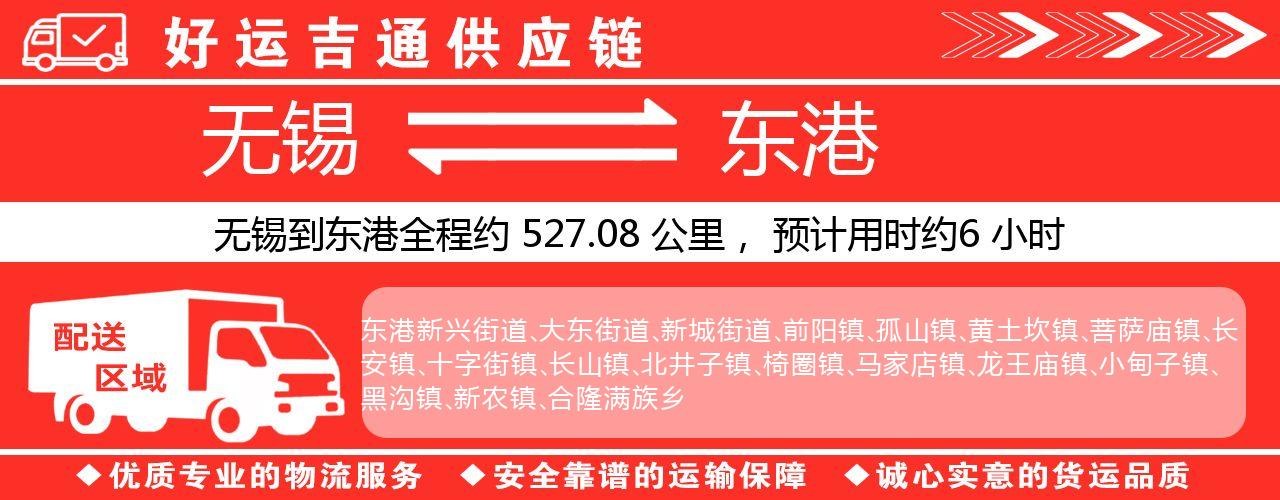 无锡到东港物流专线-无锡至东港物流公司