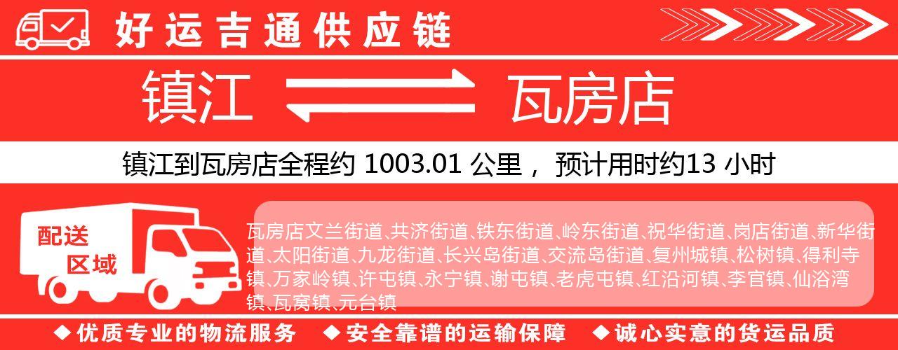 镇江到瓦房店物流专线-镇江至瓦房店货运公司