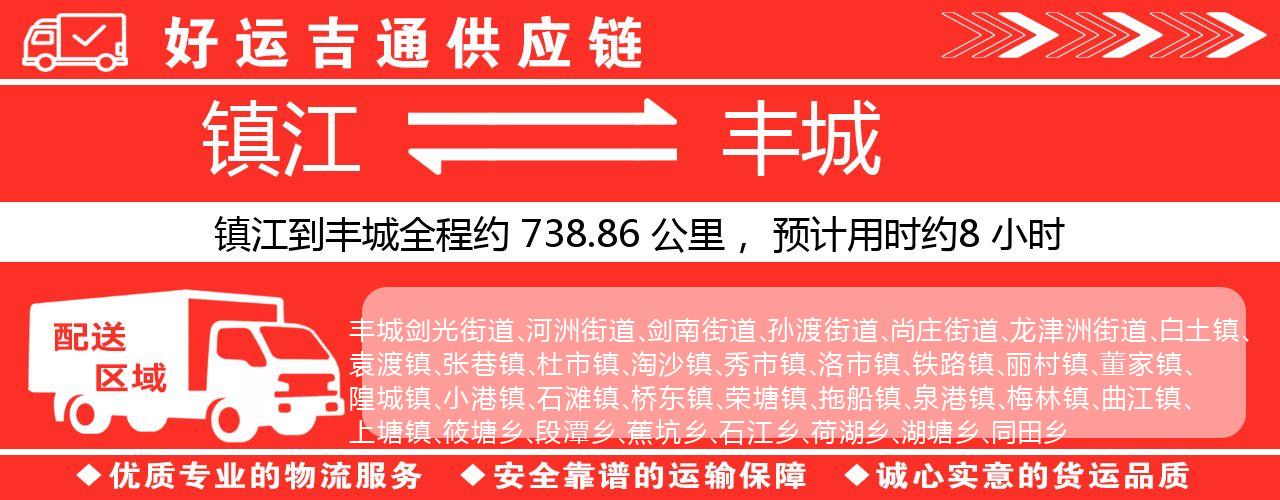 镇江到丰城物流专线-镇江至丰城货运公司